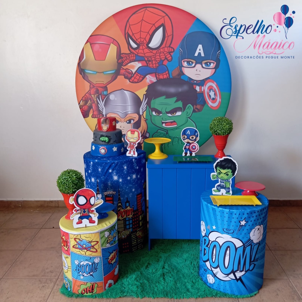  Vingadores Baby  Combo 1 - Espelhomagicopeguemonte