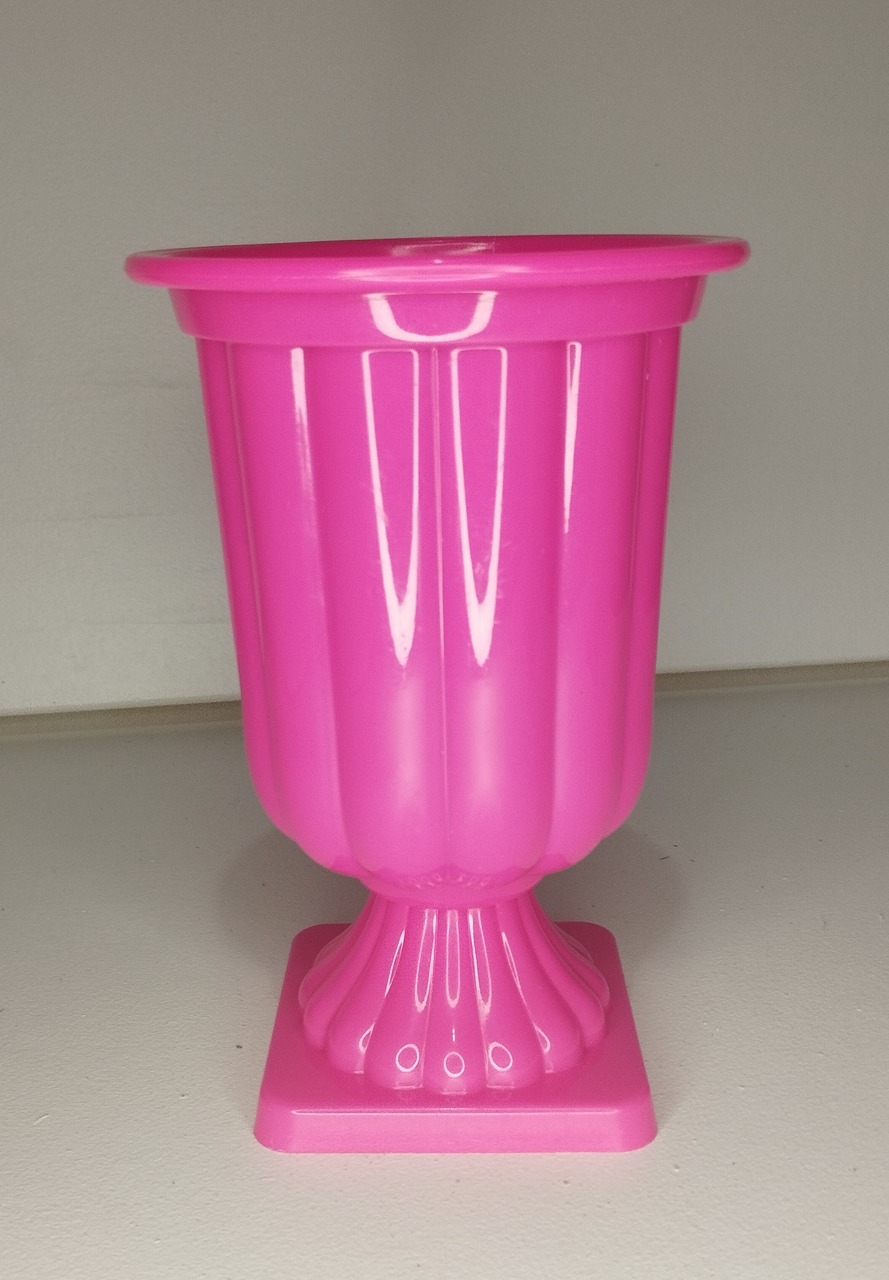 Vaso Grego Pink Neon - Espelhomagicopeguemonte