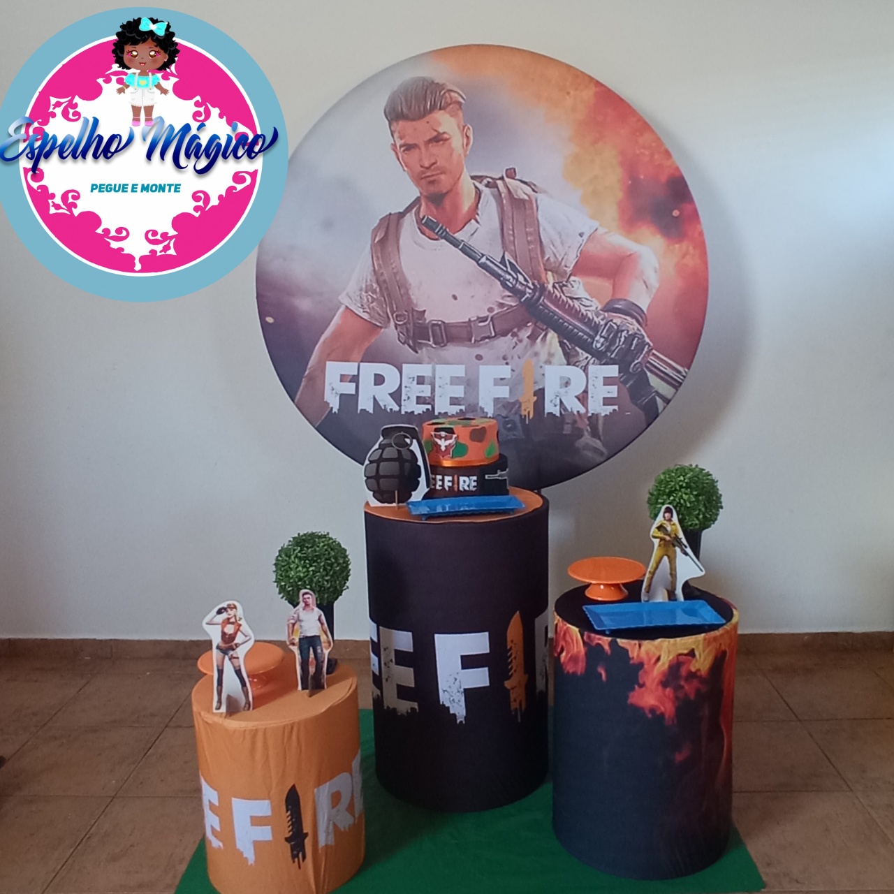  Free Fire Combo 2 - Espelhomagicopeguemonte
