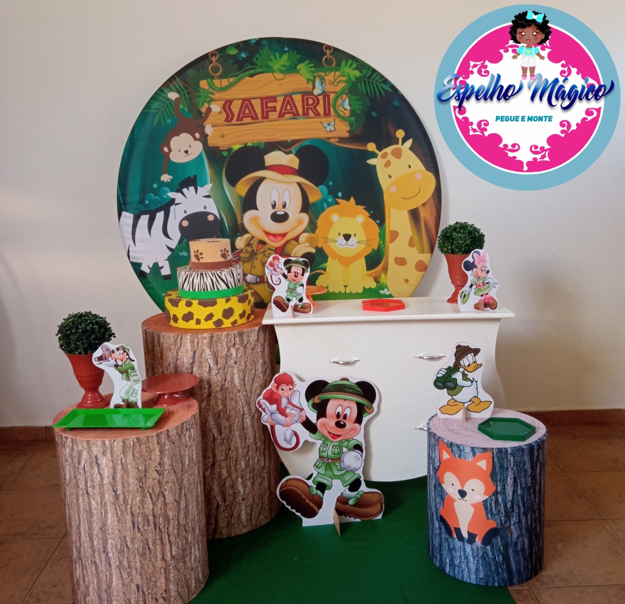  Mickey Safari Combo 1 - Espelhomagicopeguemonte
