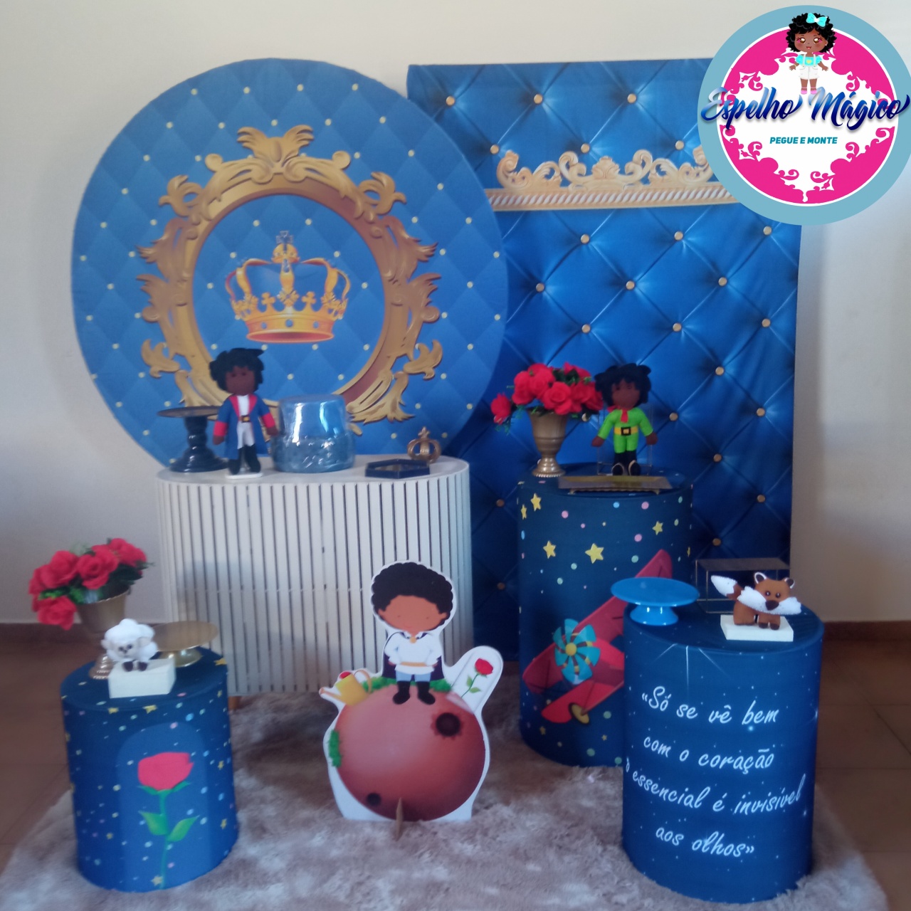 Pequeno Principe Negro - Espelhomagicopeguemonte