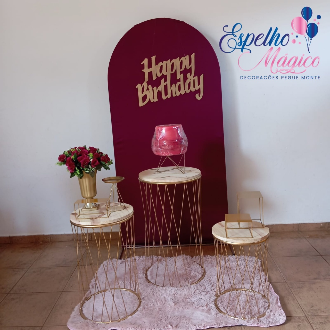 Decoração Marsala - Espelhomagicopeguemonte