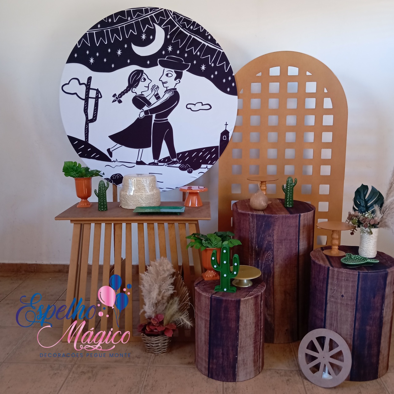 Decoração  de Cangaço - Espelhomagicopeguemonte