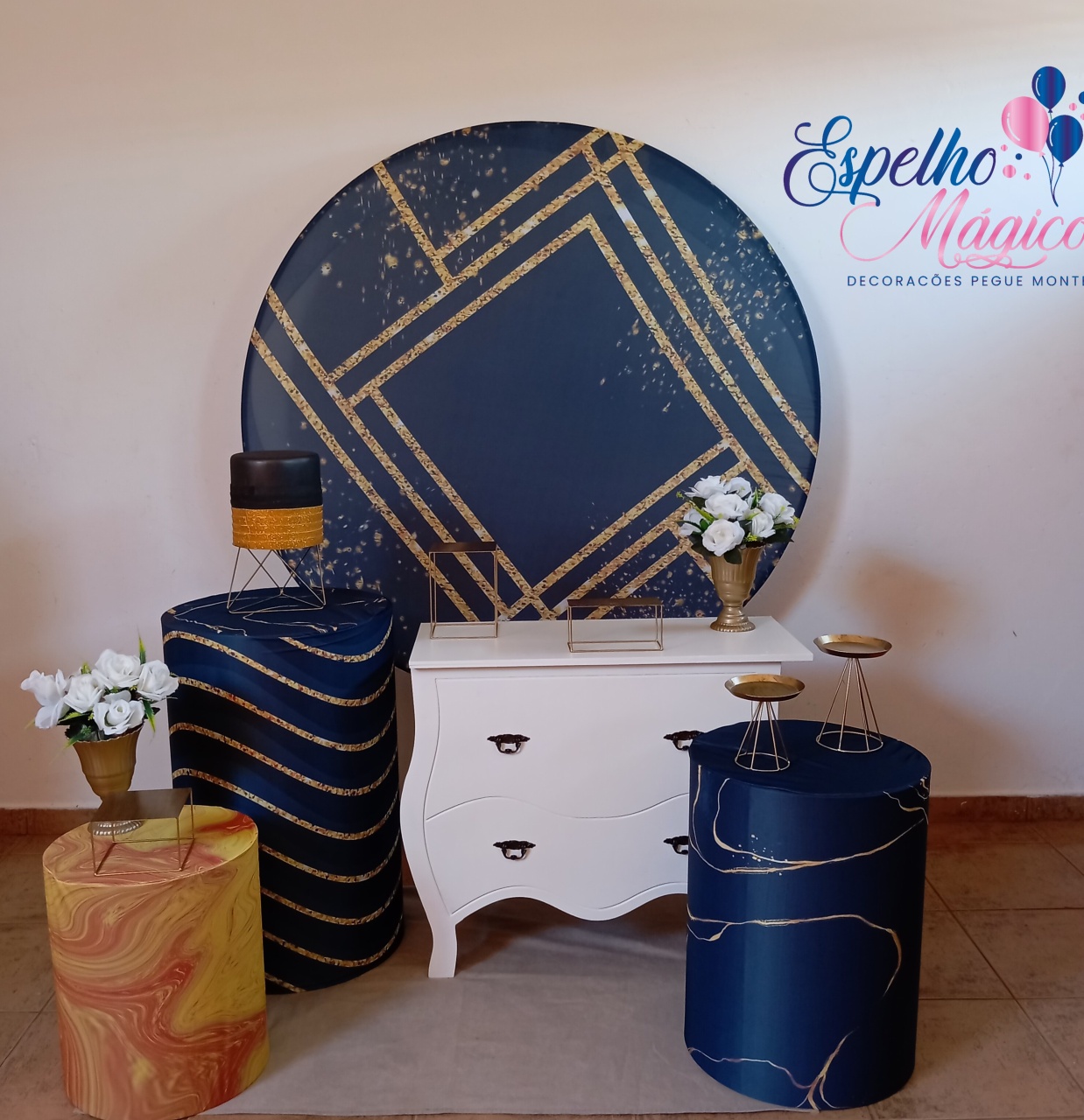 Preto E Dourado Combo 1 - Espelhomagicopeguemonte