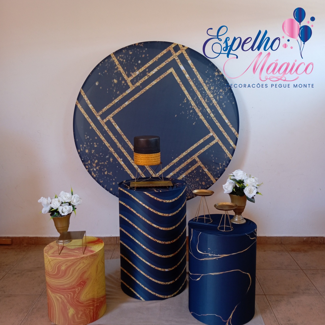 Preto E Dourado Combo 2 - Espelhomagicopeguemonte