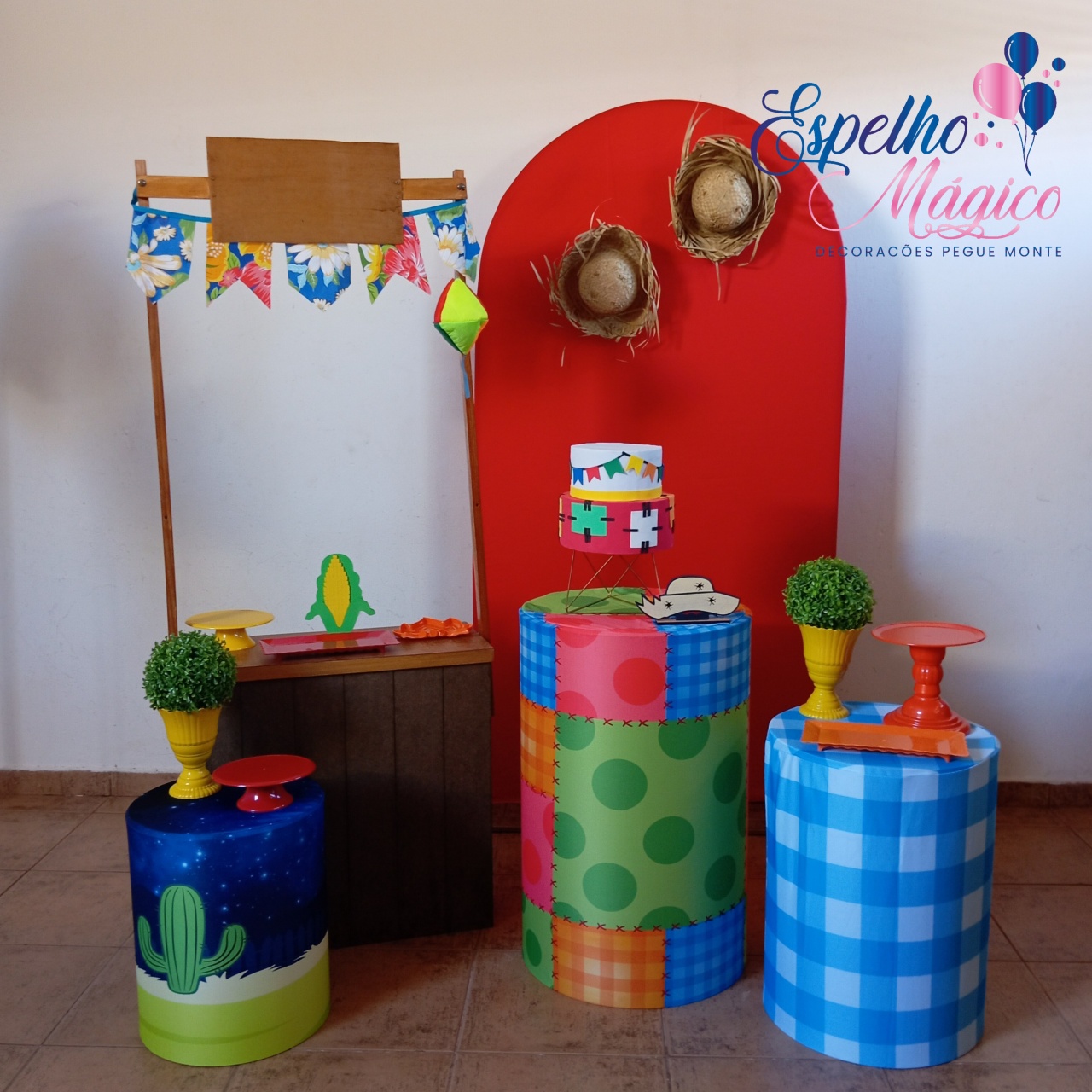 Decoração Festa Junina - Espelhomagicopeguemonte