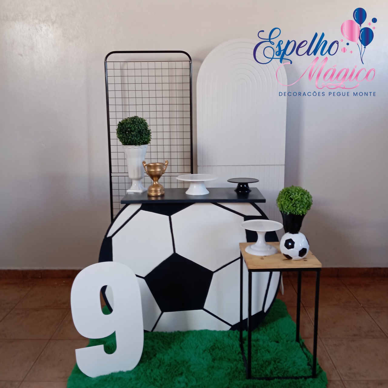 Decoração Futebol - Espelhomagicopeguemonte