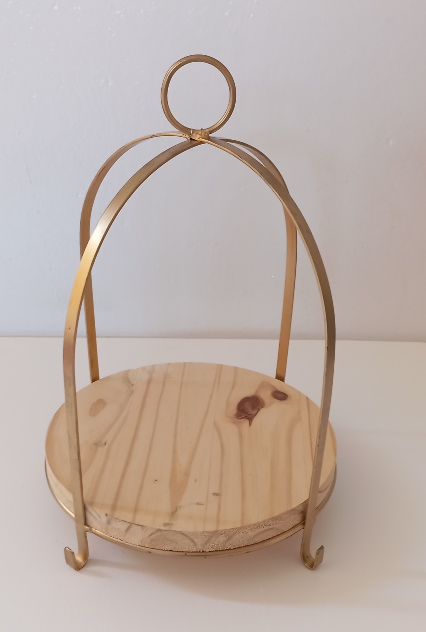 Suporte de Doce Gaiola 1 Andar - Espelhomagicopeguemonte