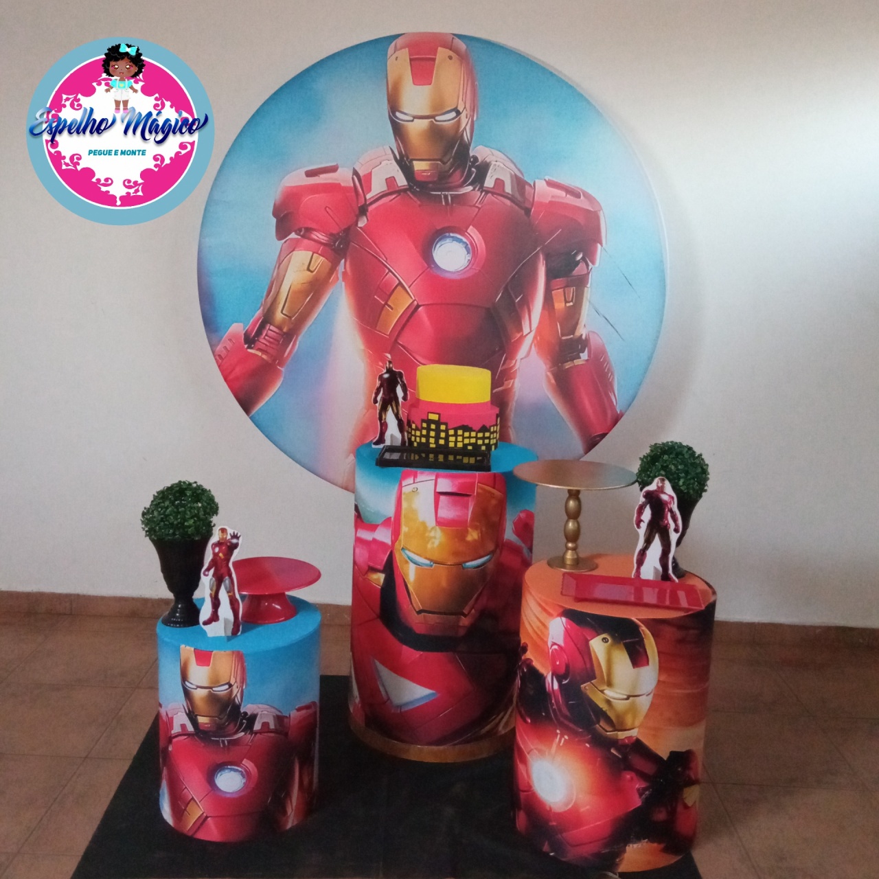  Homem de Ferro Combo 2 - Espelhomagicopeguemonte