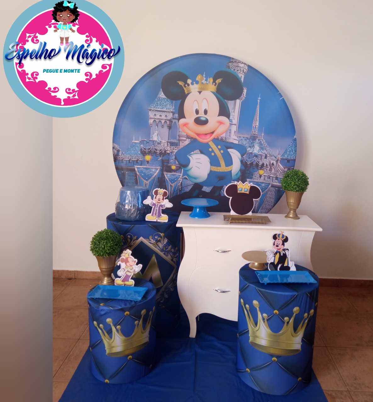 Mickey Realeza Combo 1  - Espelhomagicopeguemonte