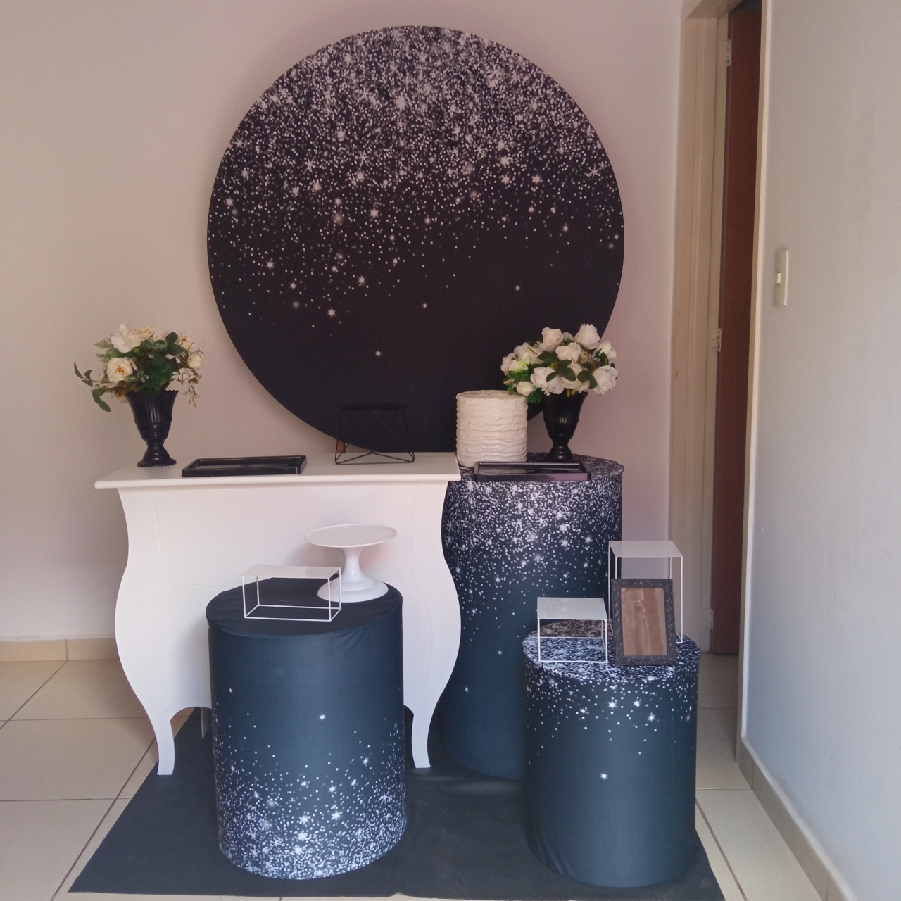 Glitter Preto E Branco  Combo 1 - Espelhomagicopeguemonte
