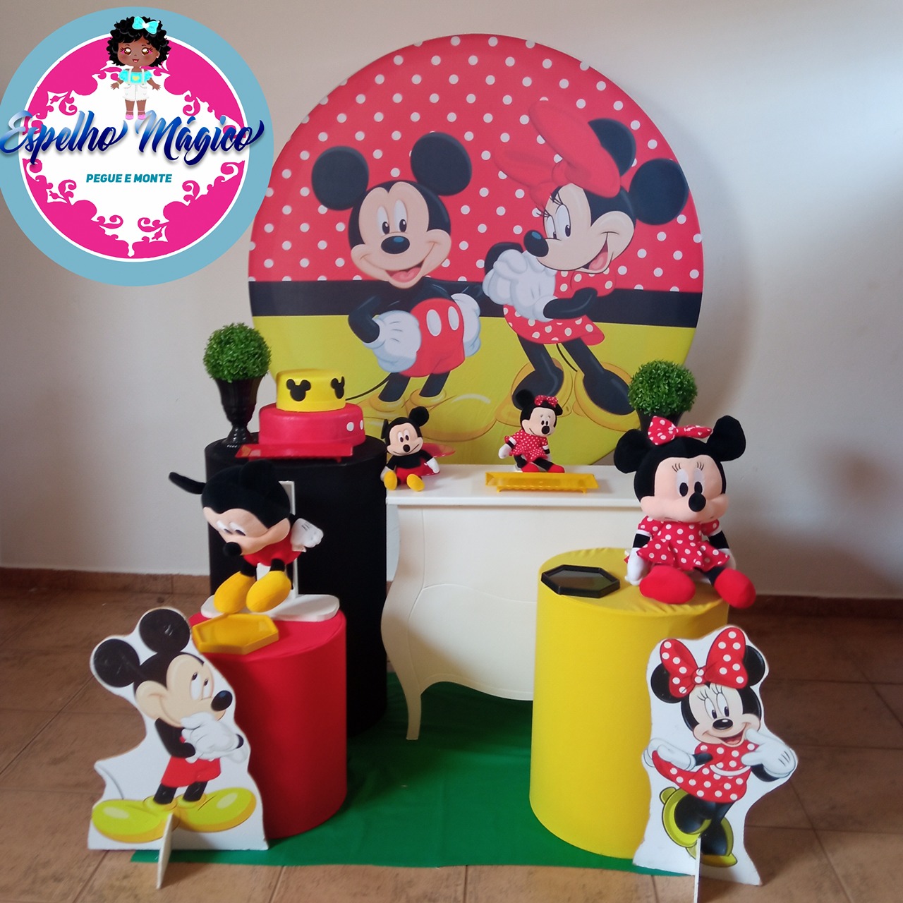 Minnie E Mickey  Combo 1 - Espelhomagicopeguemonte