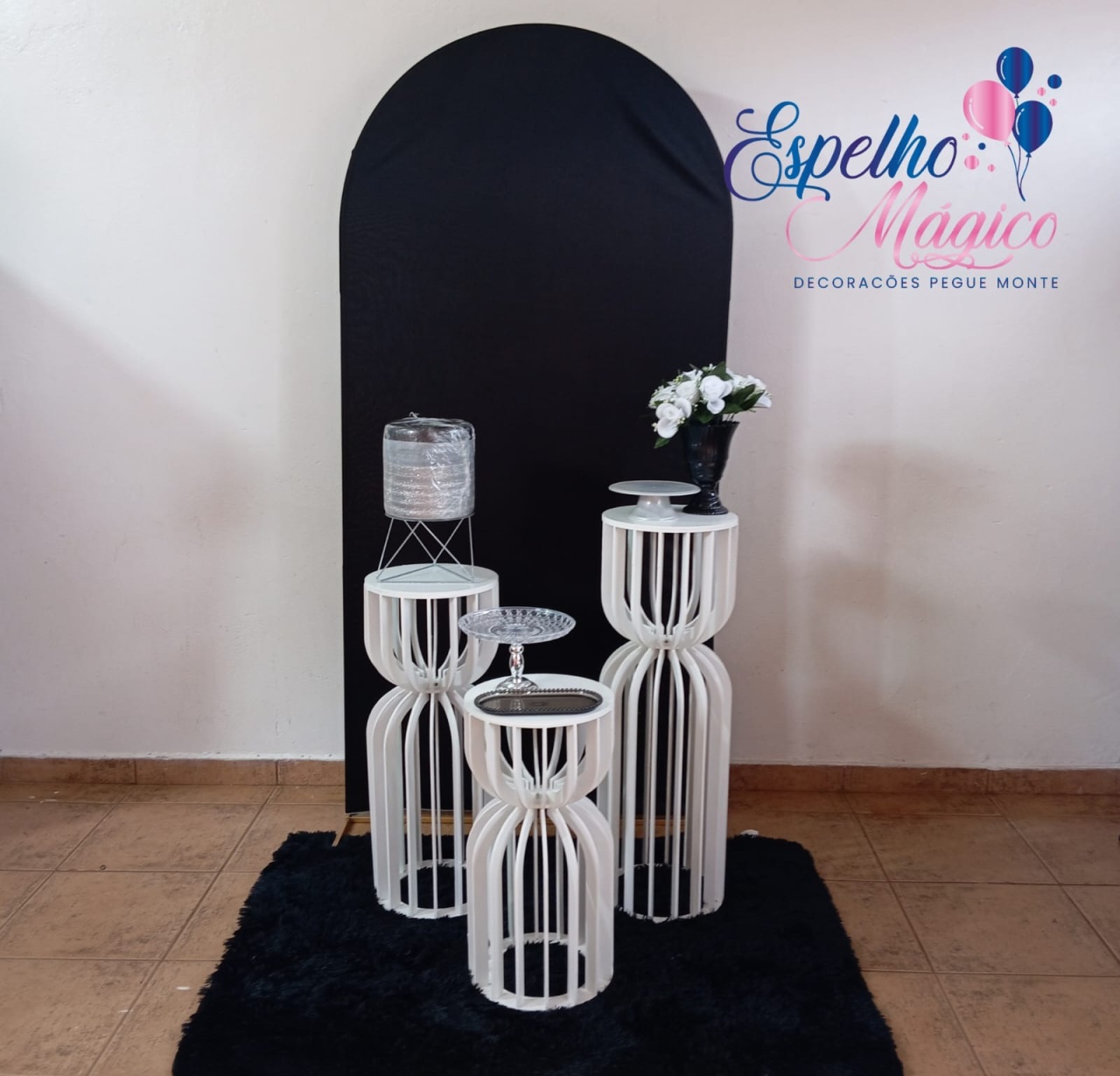 Decoração Preta - Espelhomagicopeguemonte