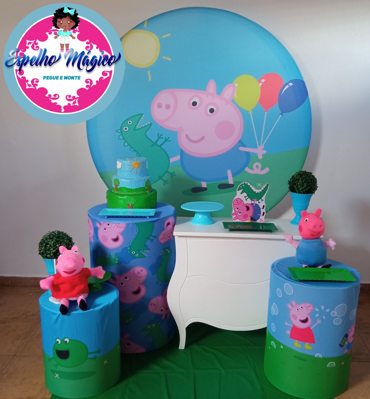George Peppa Pig Combo 1 - Espelhomagicopeguemonte