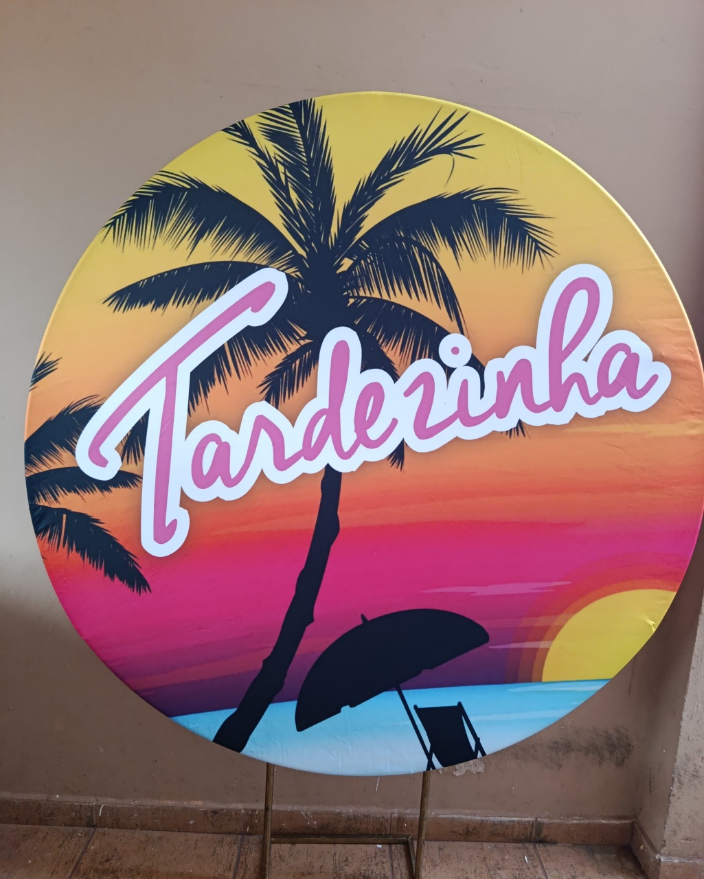 Capa Painel Tardezinha Pink - Espelhomagicopeguemonte