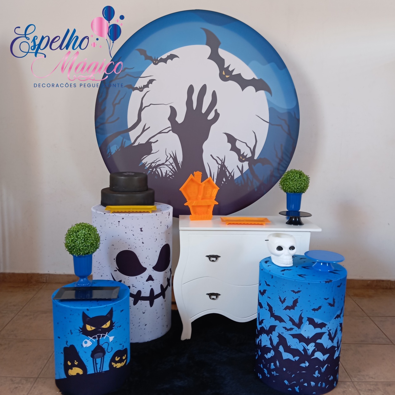 Haloween de Mão Combo 1 - Espelhomagicopeguemonte