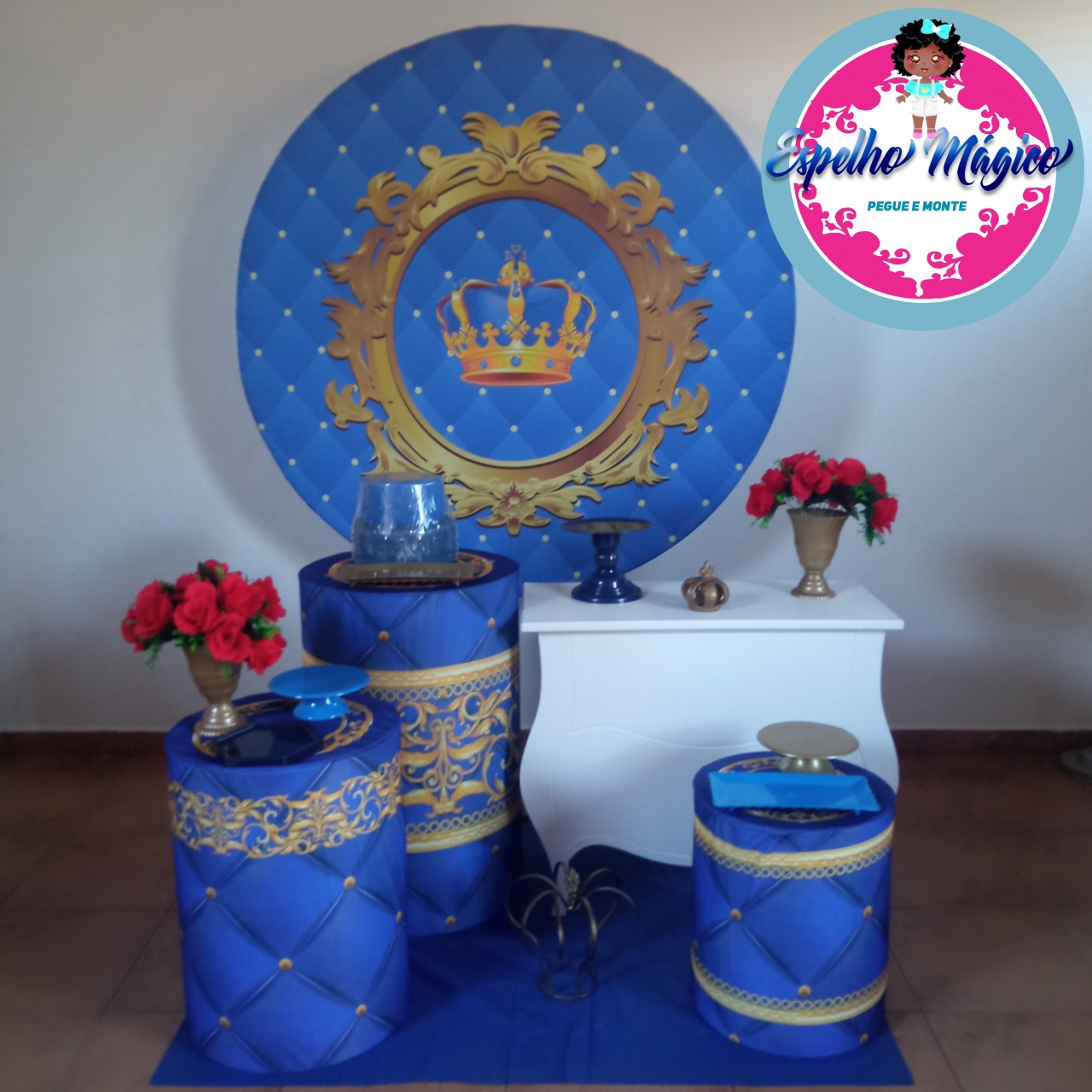 Coroa Azul Combo 1 - Espelhomagicopeguemonte