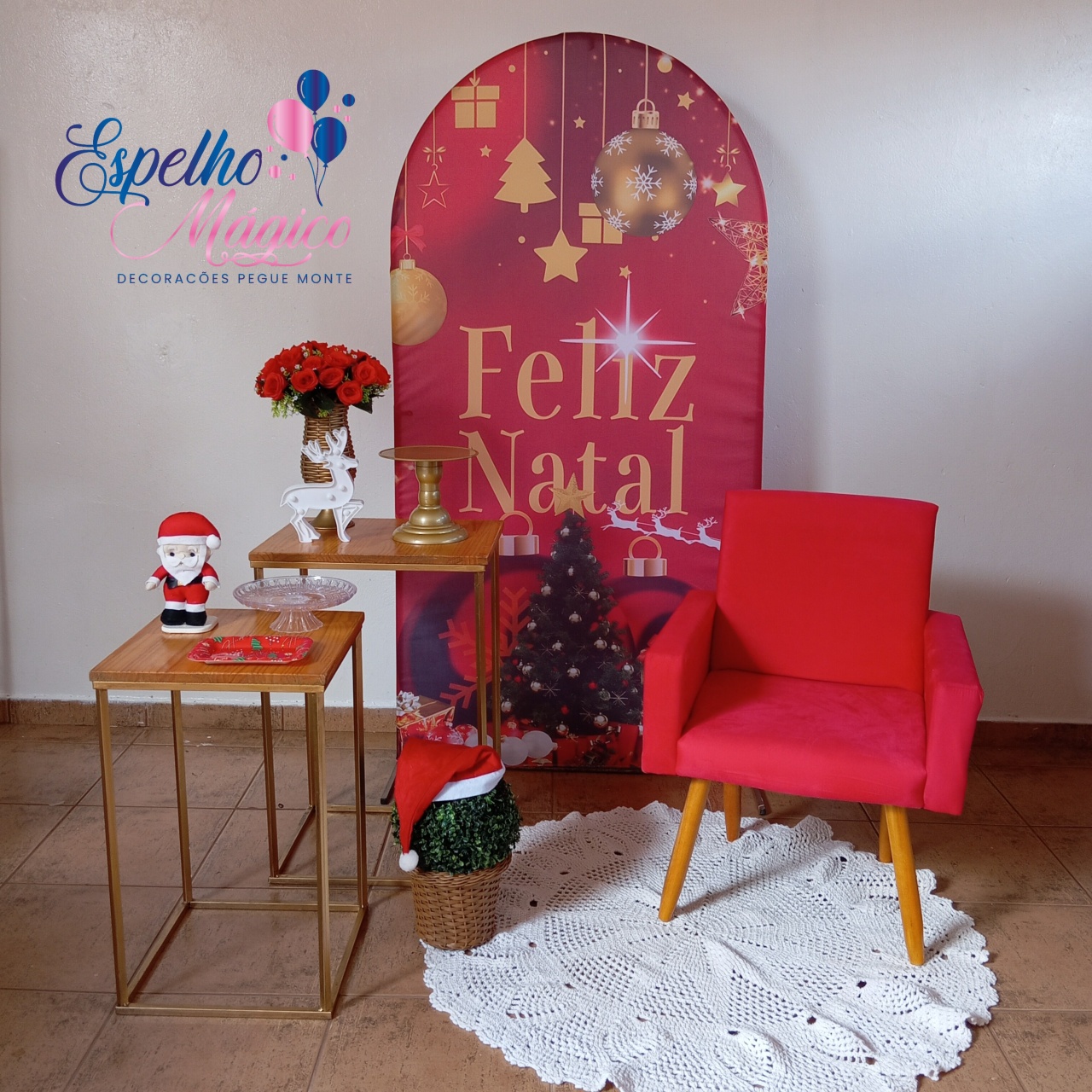 Cenário Natal  - Espelhomagicopeguemonte