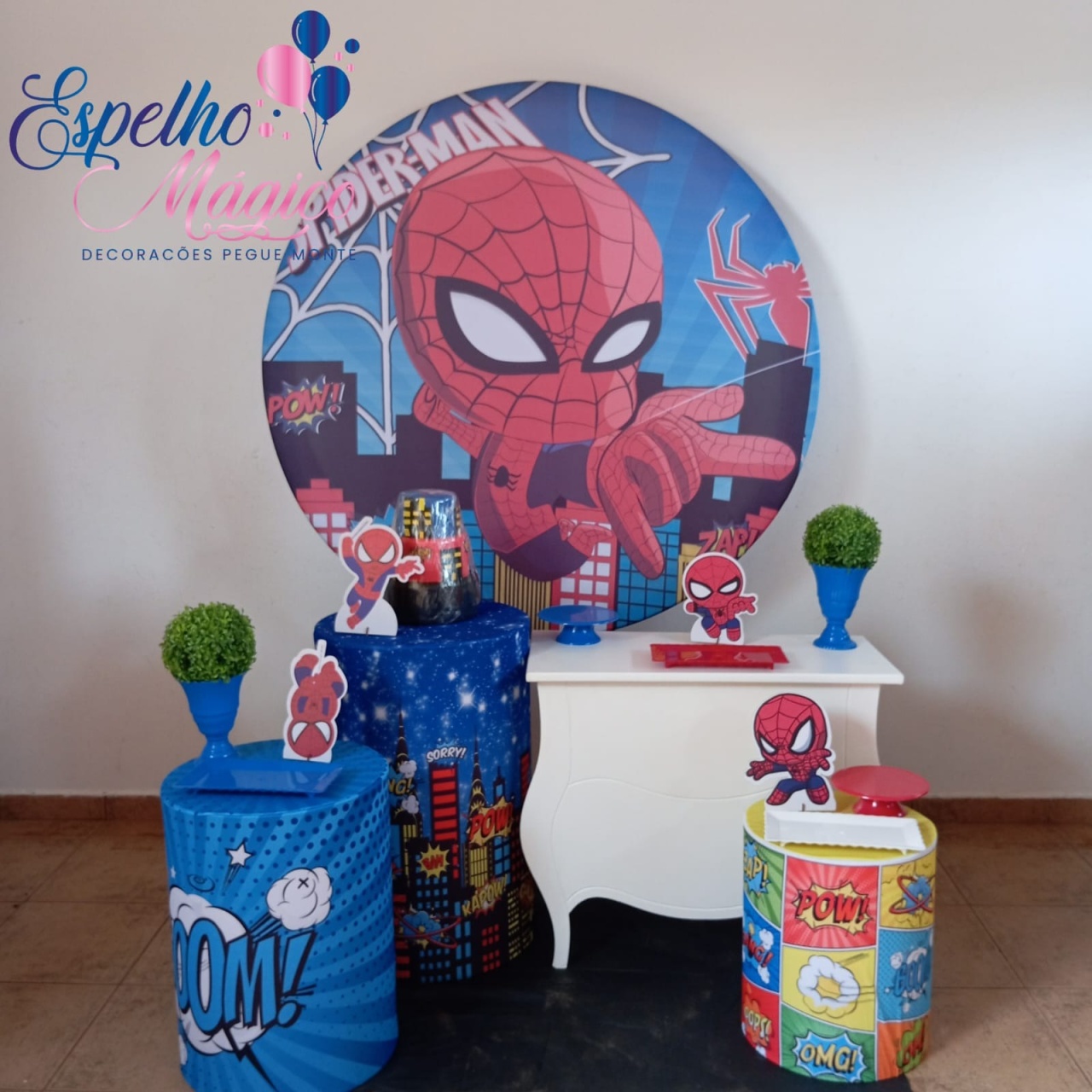  Homem Aranha Cute  Combo 1 - Espelhomagicopeguemonte