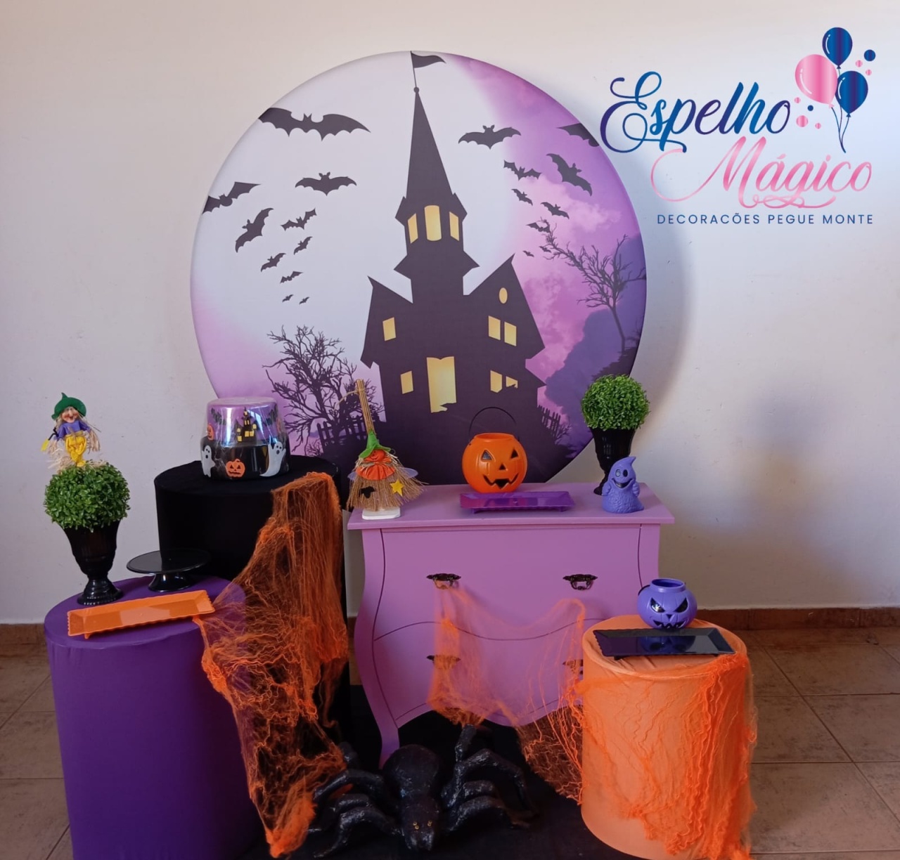 Haloweem  Castelo   Combo 1  - Espelhomagicopeguemonte