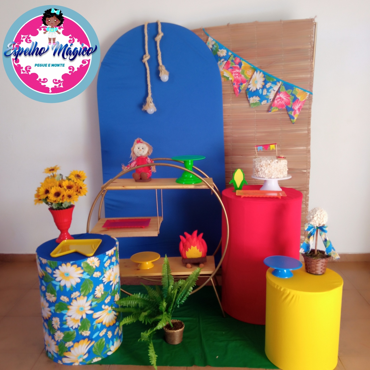 Decoração de Festa Junina - Espelhomagicopeguemonte