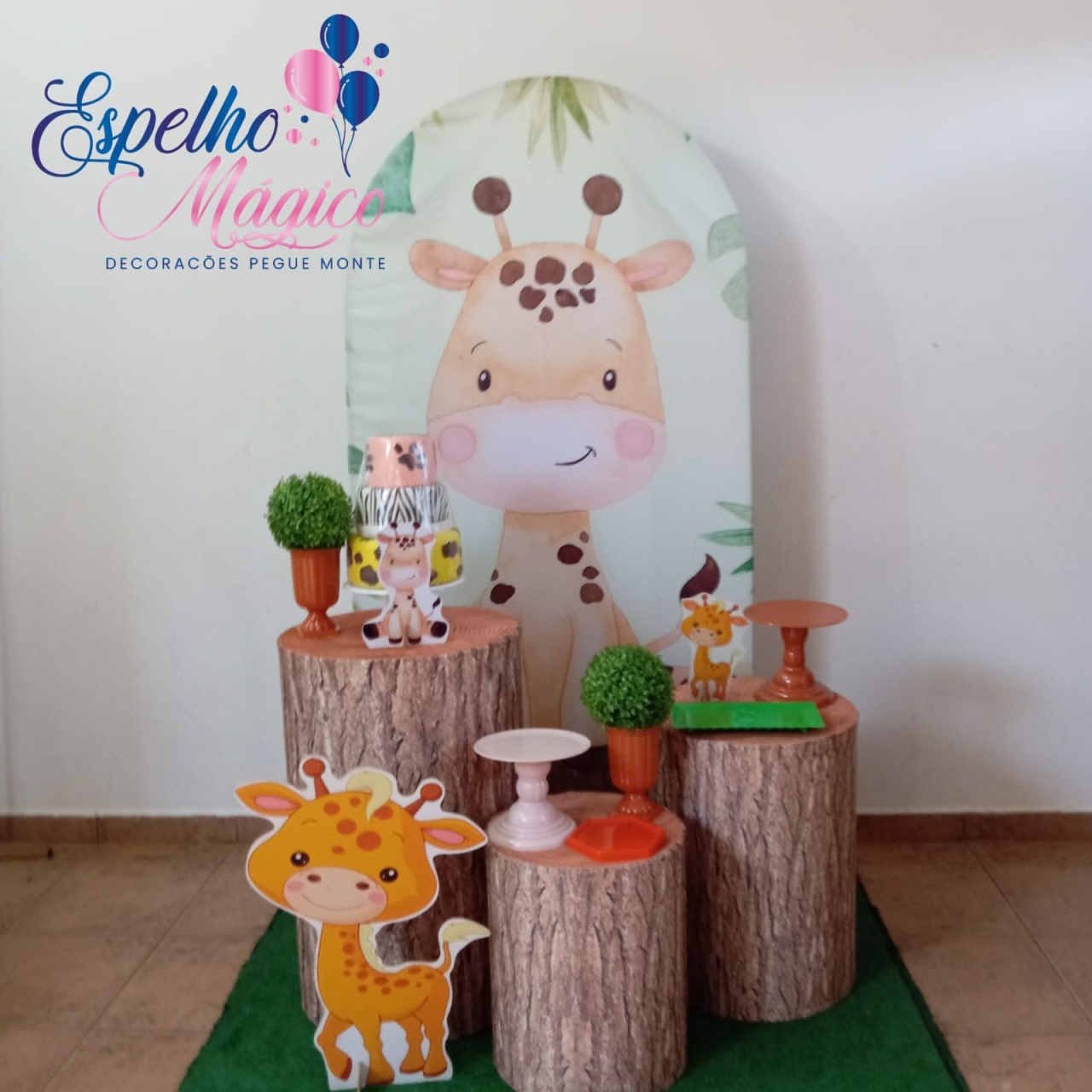 Girafa Safari  - Espelhomagicopeguemonte