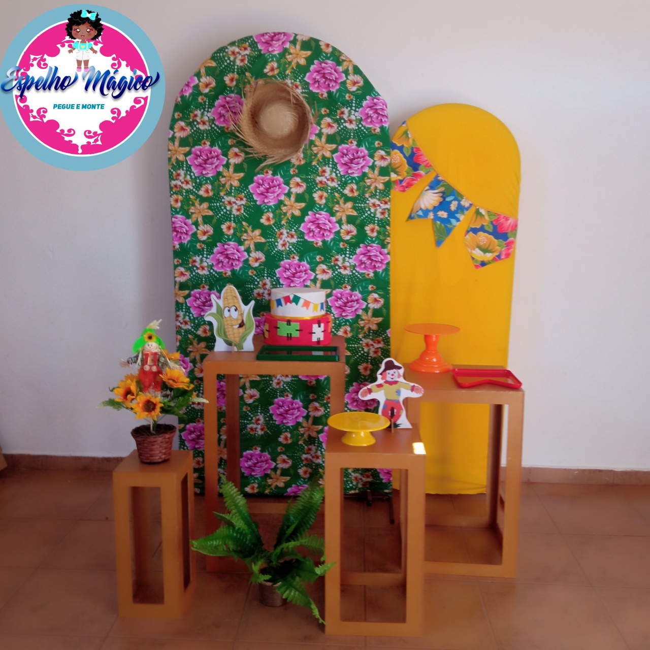 Decoração  Festa Juninha - Espelhomagicopeguemonte
