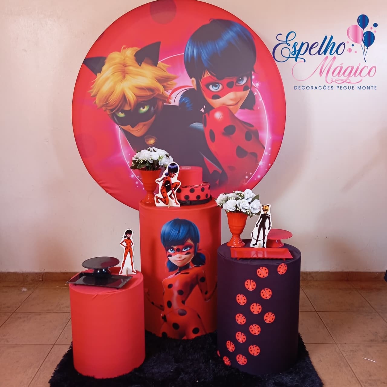 Miraculous  Lady Bug E Catnoir Combo 2 - Espelhomagicopeguemonte