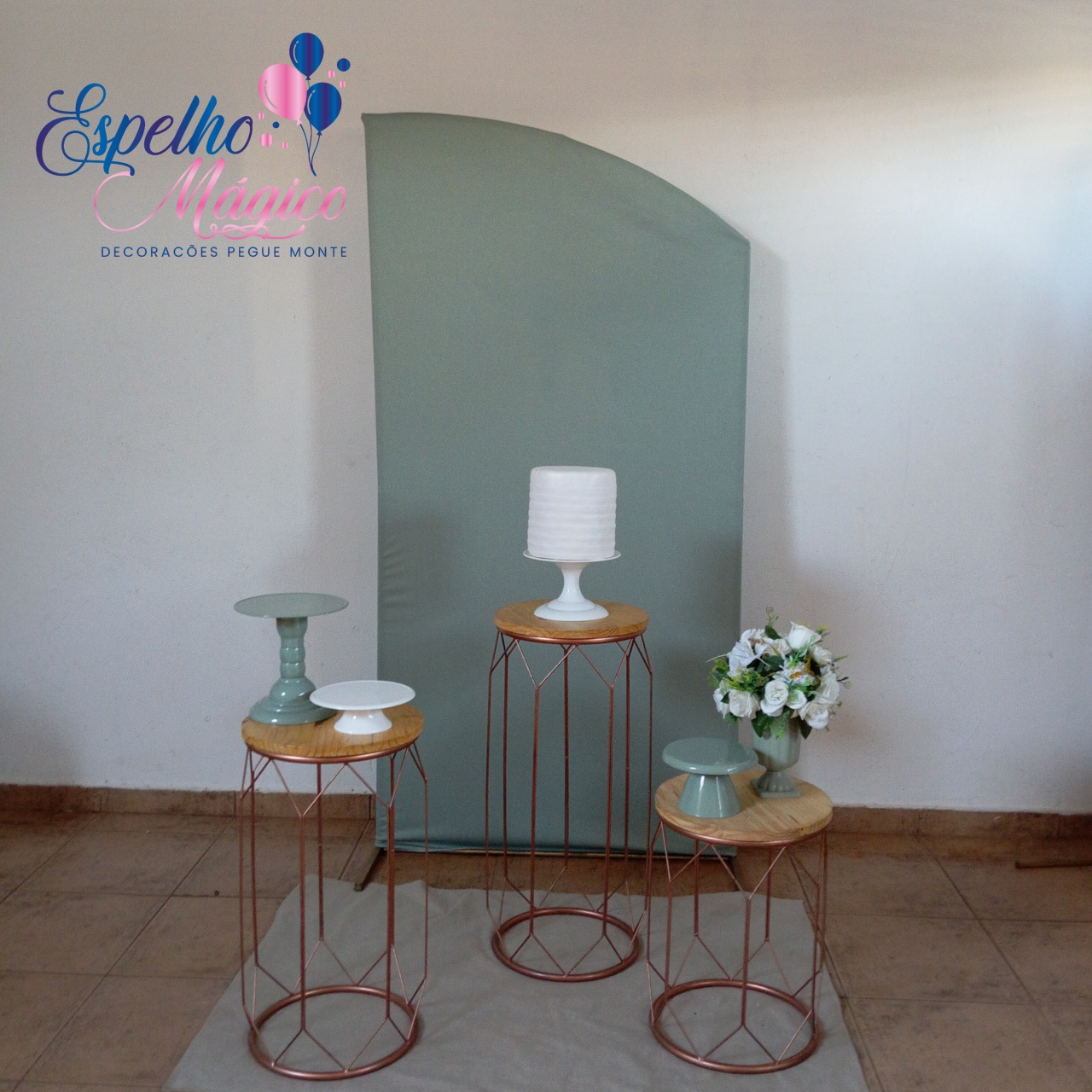 Decoração Verde Eucalipto - Espelhomagicopeguemonte