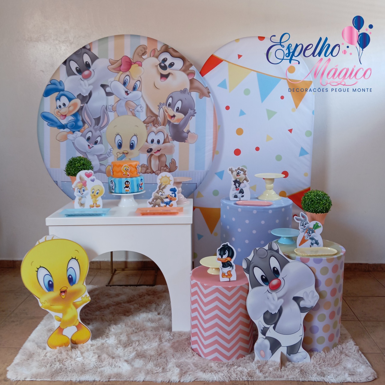 Baby Looney Tunes Composição  - Espelhomagicopeguemonte