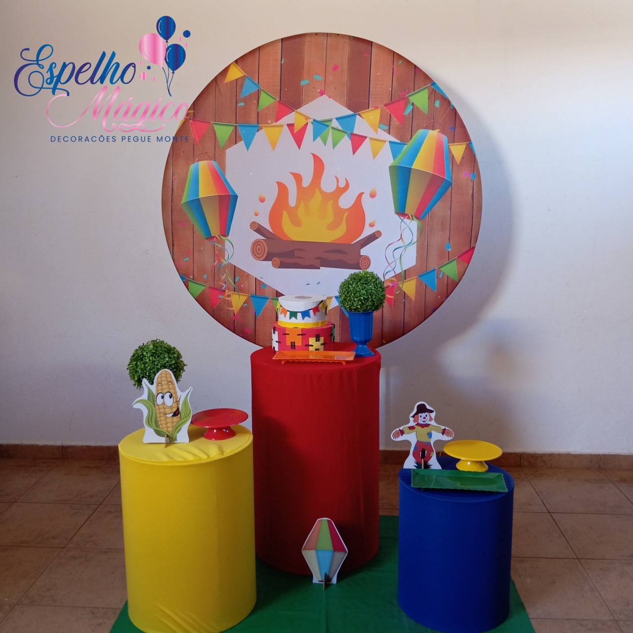 Festa Junina   Fogueira  Combo 2 - Espelhomagicopeguemonte
