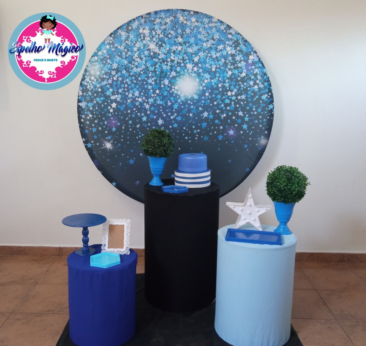 Gliitter Azul Combo 2 - Espelhomagicopeguemonte