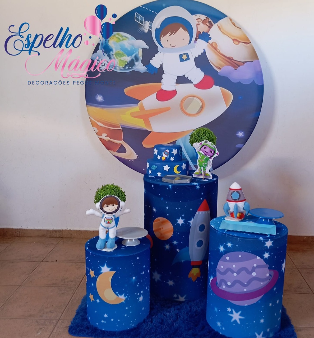Astronauta Combo 2 - Espelhomagicopeguemonte