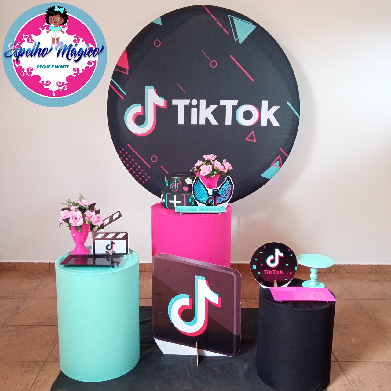Tik Tok Preto Combo 2 - Espelhomagicopeguemonte