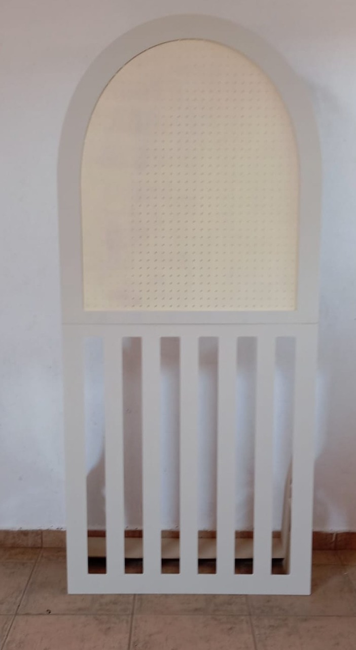 Painel Romano 2X1 Nude - Espelhomagicopeguemonte