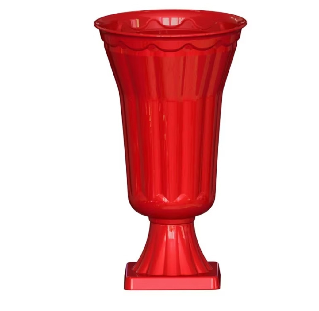 Vaso Grego Plus Vermelho  - Espelhomagicopeguemonte