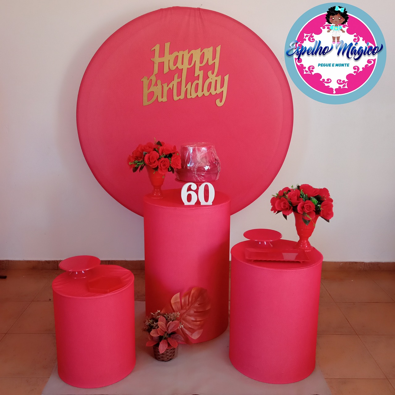 Vermelho Combo 2 - Espelhomagicopeguemonte