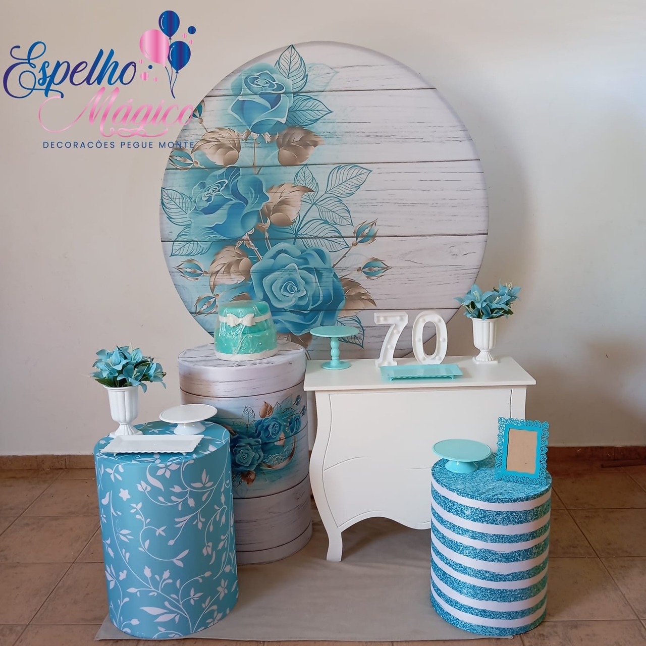 Floral  Tiffany  Combo 1 - Espelhomagicopeguemonte
