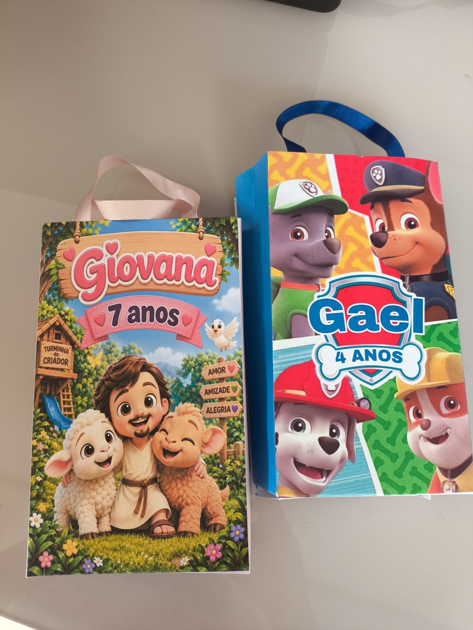 Sacolinha Personalizada 10 Unidades - Baloesfeitosdesonhos 