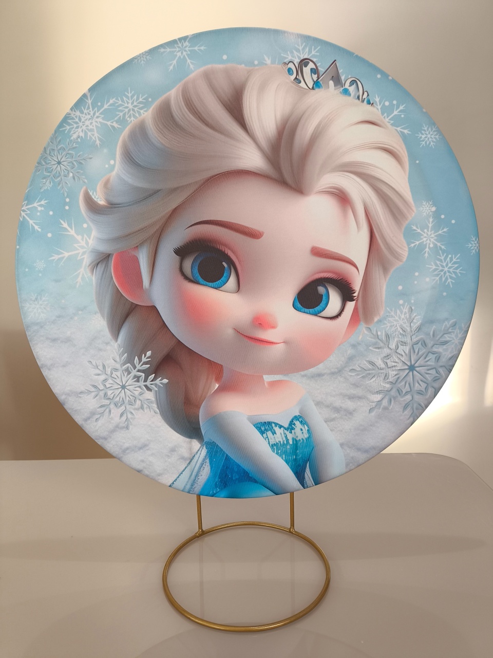 Painel de Mesa 50X50 Frozen Baby - Baloesfeitosdesonhos 