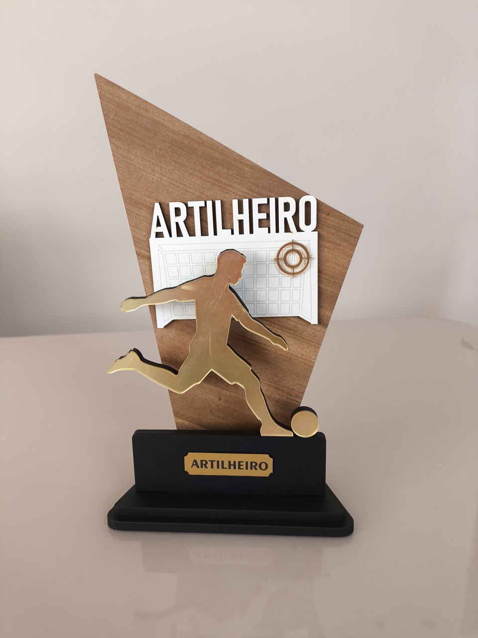 Display Melhor Artilheiro 3D - Baloesfeitosdesonhos 