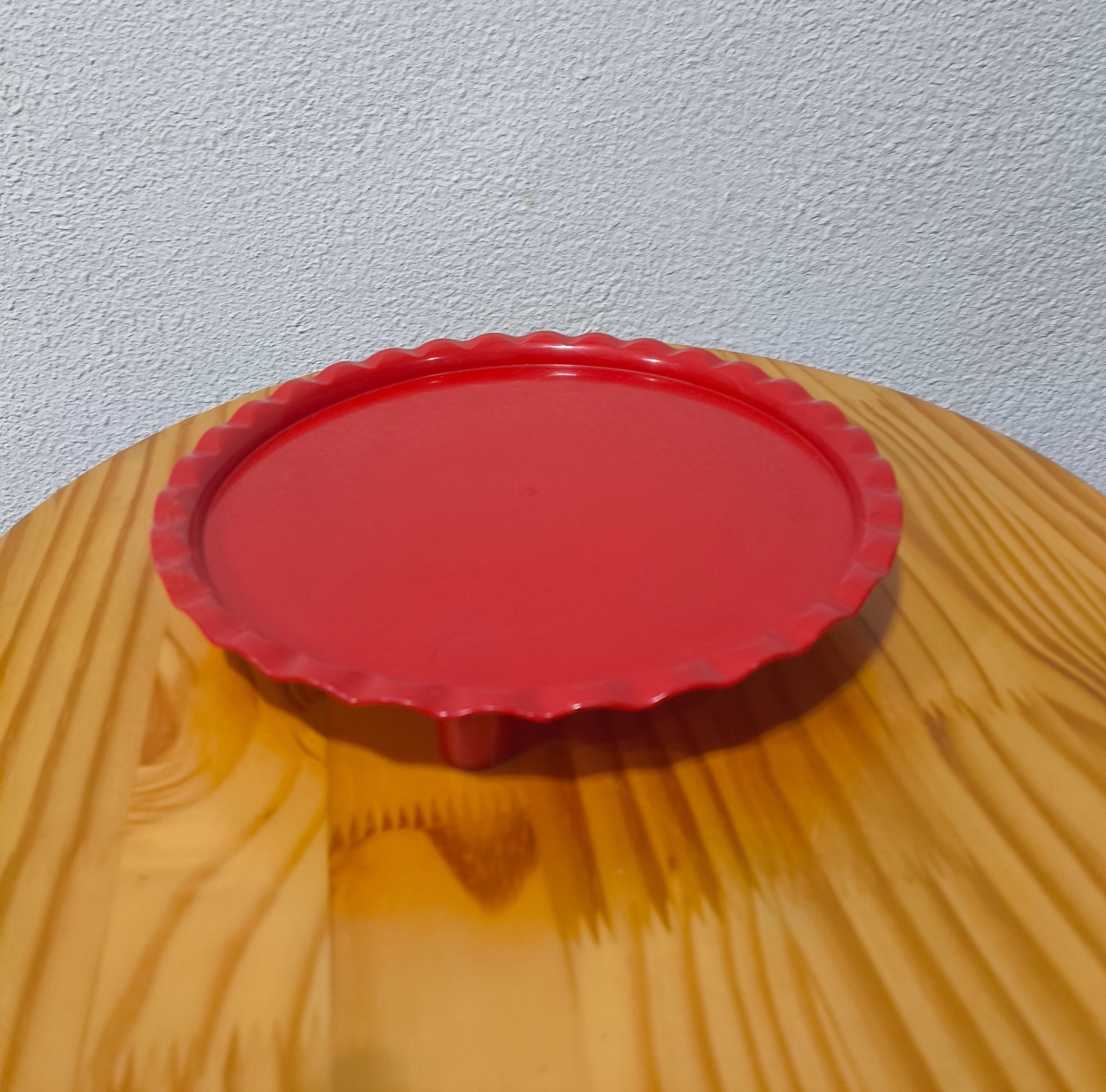Doceira Vermelho Boleada 20Cm Baixa Redonda - Baloesfeitosdesonhos 
