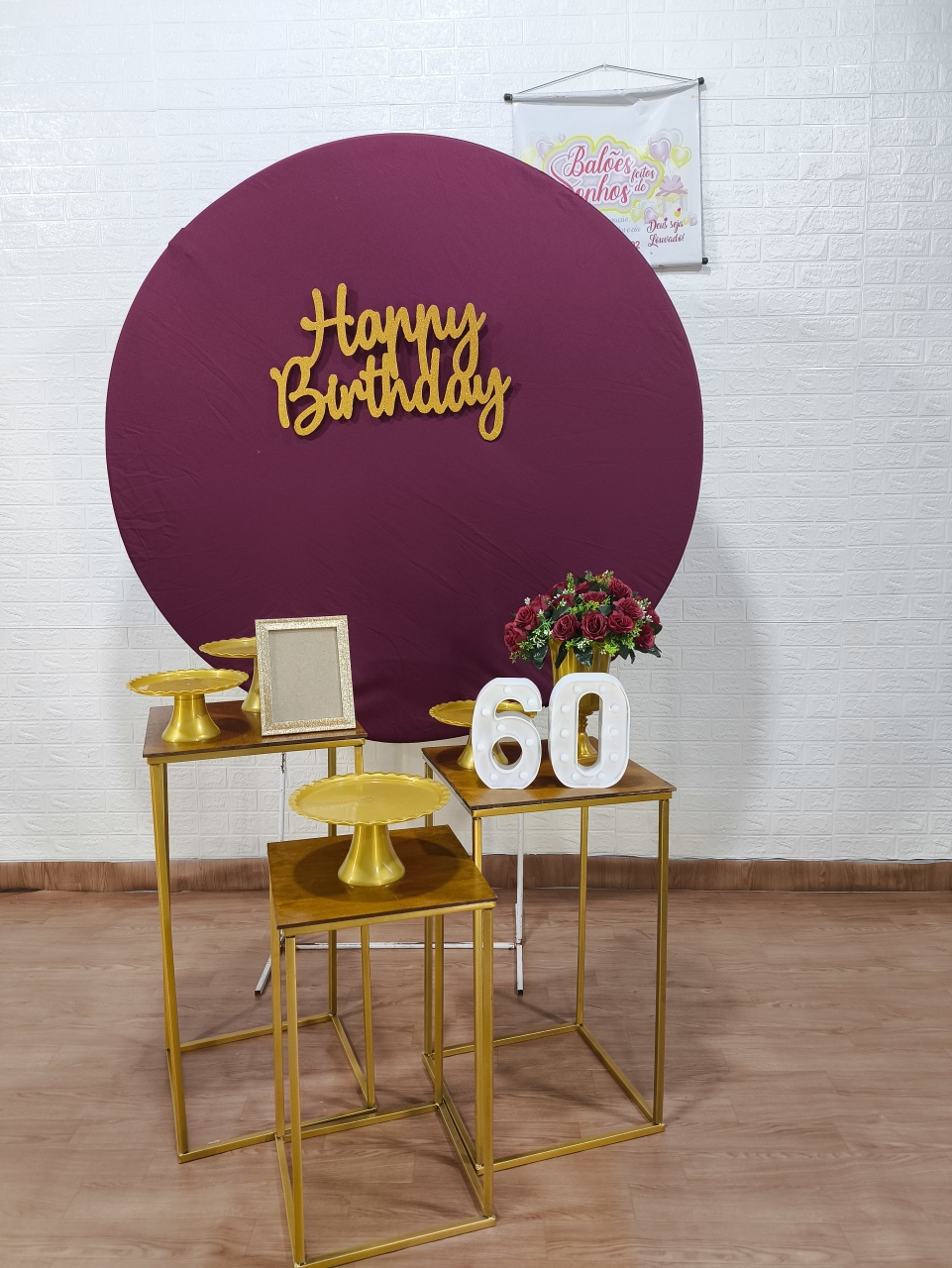 Kit Happy Birthday Sextavado - Baloesfeitosdesonhos 