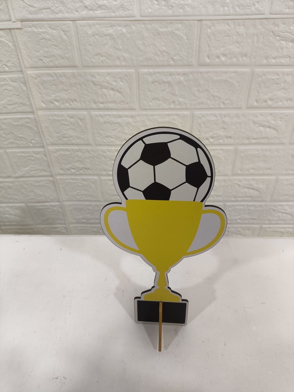 Display Simples Taça Com Uma Bola - Baloesfeitosdesonhos 