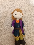 Personagens Feltro Ana da Frozen - imagem 1