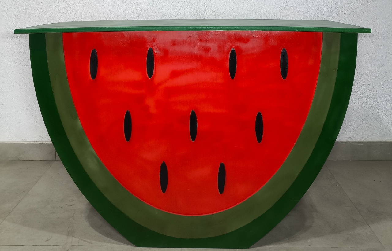 Mesa de Melancia Mdf - G - Baloesfeitosdesonhos 
