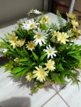 Arranjo Flores Margarida Amarelo E Branco Grande  - imagem 2