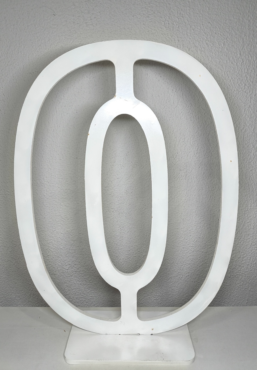 Displays Número 0, 60Cm - Baloesfeitosdesonhos 