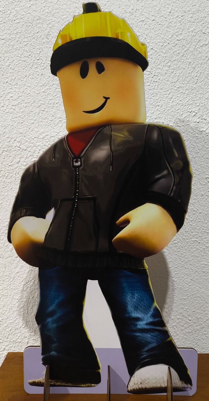 Display 50Cm, Personagem Do Roblox 2 - Baloesfeitosdesonhos 