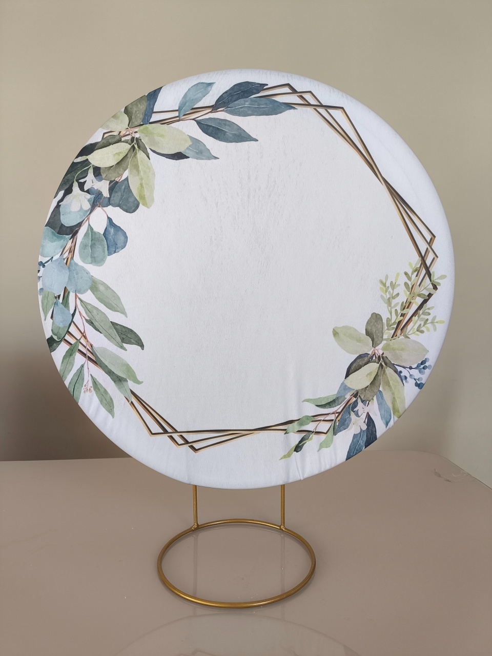Mini Painel 50X50 Floral Verde - Baloesfeitosdesonhos 